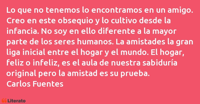 Frases de Carlos Fuentes