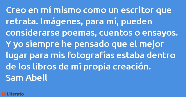 Frases de Sam Abell