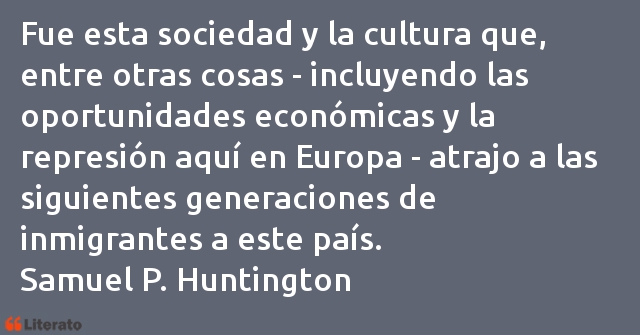 Frases de Samuel P. Huntington