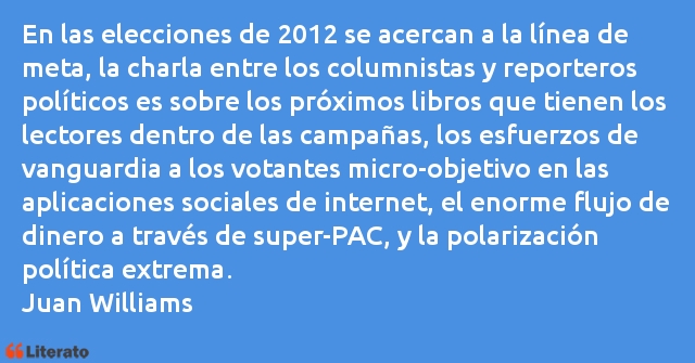 Frases de Juan Williams