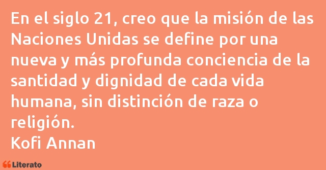 Frases de Kofi Annan