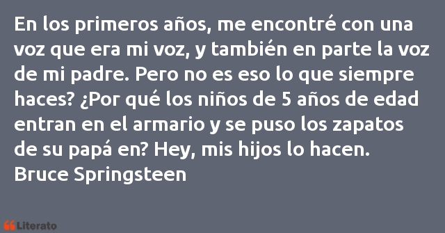 Frases de Bruce Springsteen