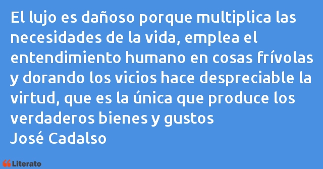 Frases de José Cadalso