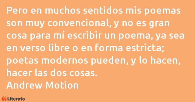 Frases de Andrew Motion