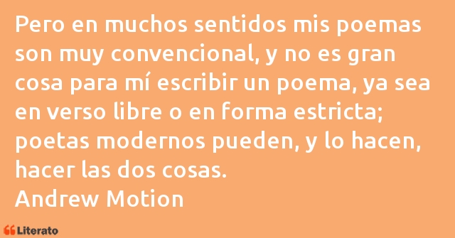 Frases de Andrew Motion