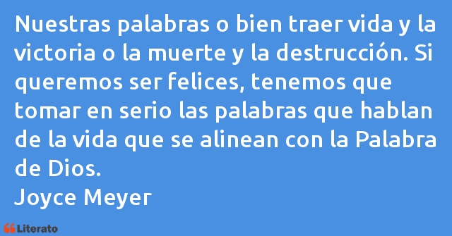 Frases de Joyce Meyer