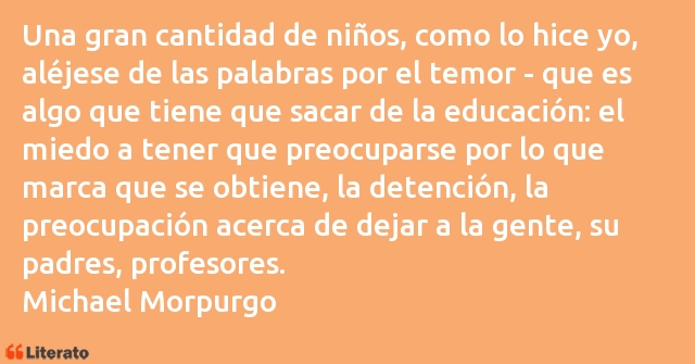 Frases de Michael Morpurgo