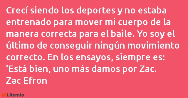 Frases de Zac Efron