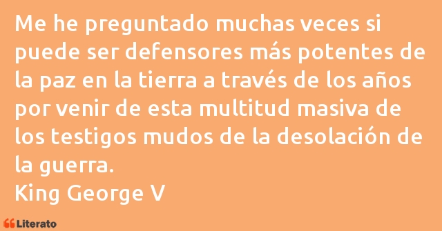 Frases de King George V