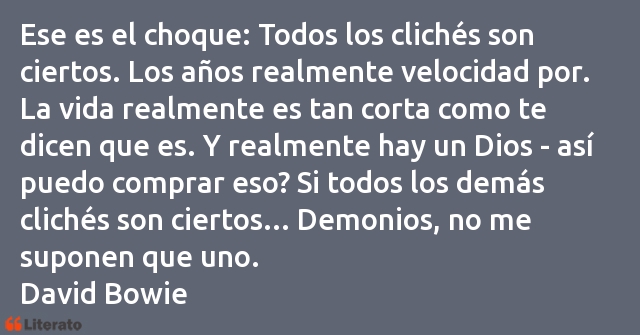 Frases de David Bowie