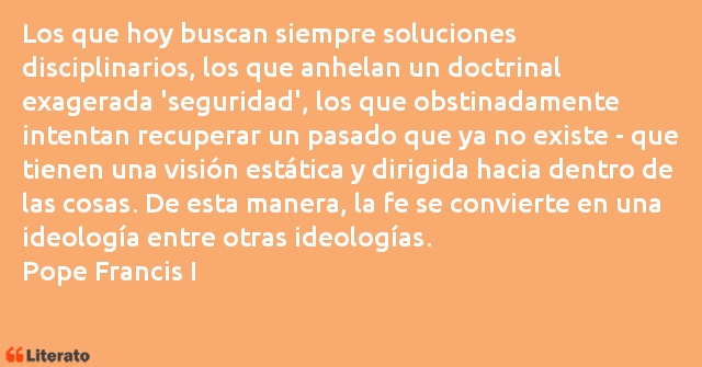 Frases de Papa Francisco