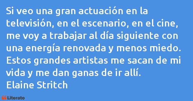 Frases de Elaine Stritch