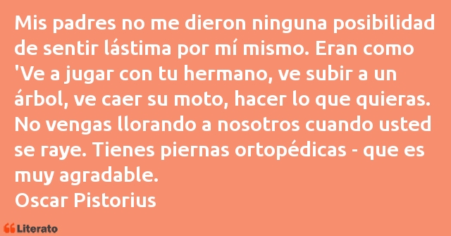 Frases de Oscar Pistorius