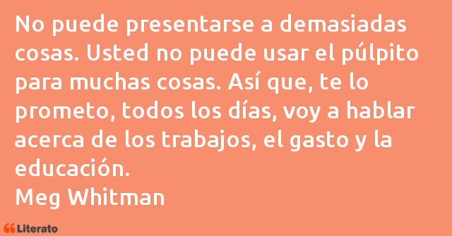 Frases de Meg Whitman