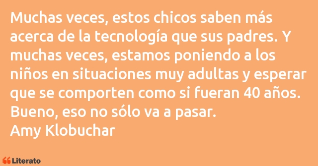 Frases de Amy Klobuchar