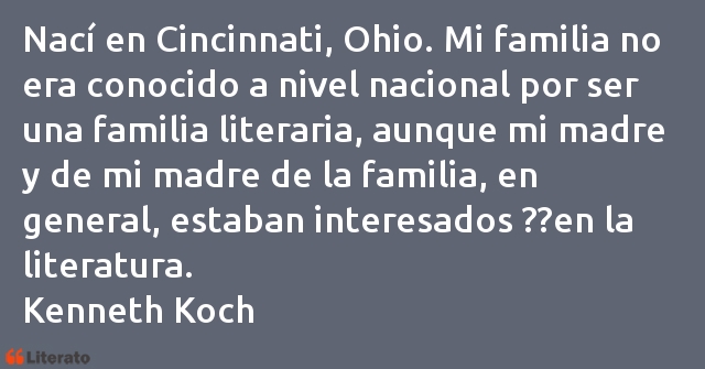 Frases de Kenneth Koch