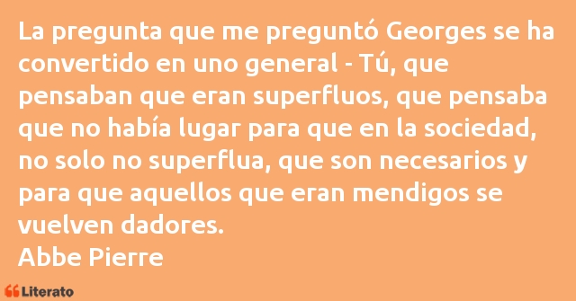 Frases de Abbe Pierre