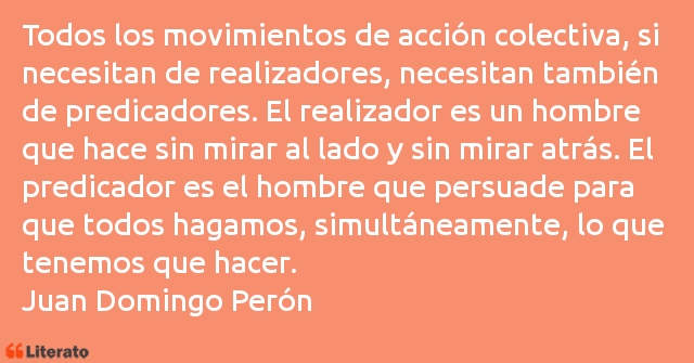 Frases de Juan Domingo Perón