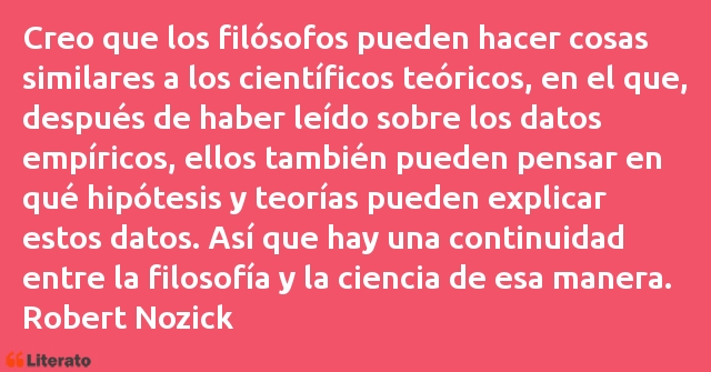 Frases de Robert Nozick