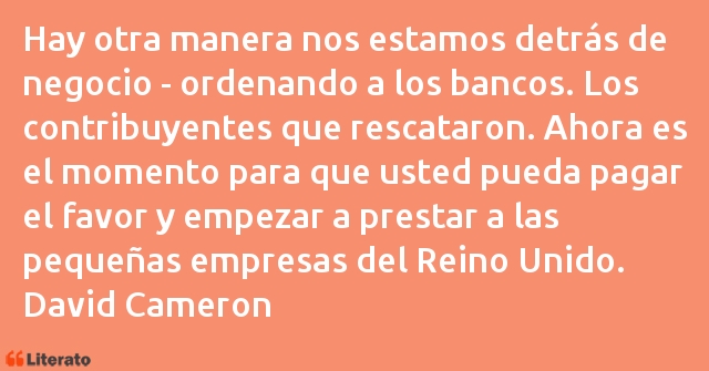 Frases de David Cameron