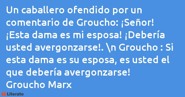 Frases de Groucho Marx