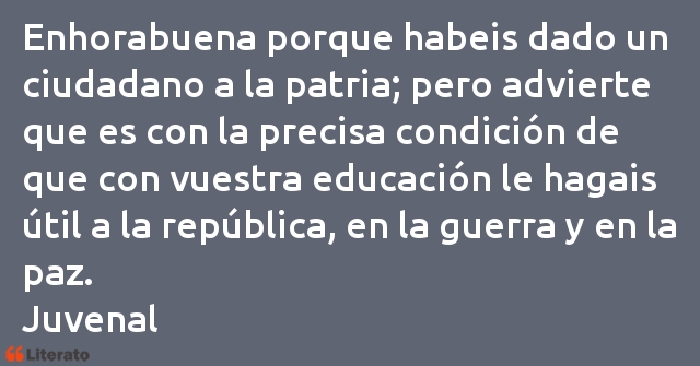 Frases de Juvenal