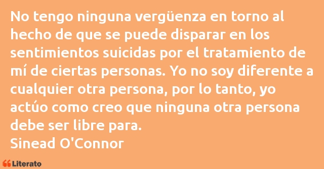 Frases de Sinead O'Connor