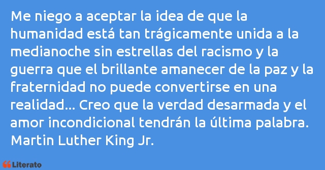 Frases de Martin Luther King Jr.