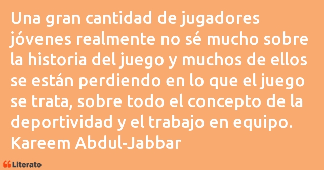 Frases de Kareem Abdul-Jabbar