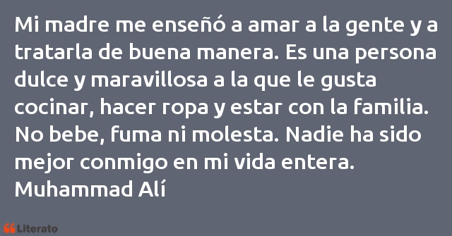 Frases de Muhammad Alí