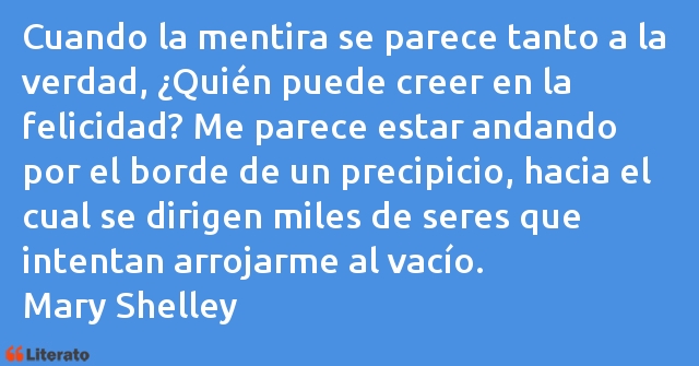 Frases de Mary Shelley