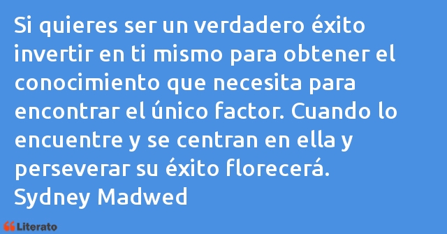 Frases de Sydney Madwed