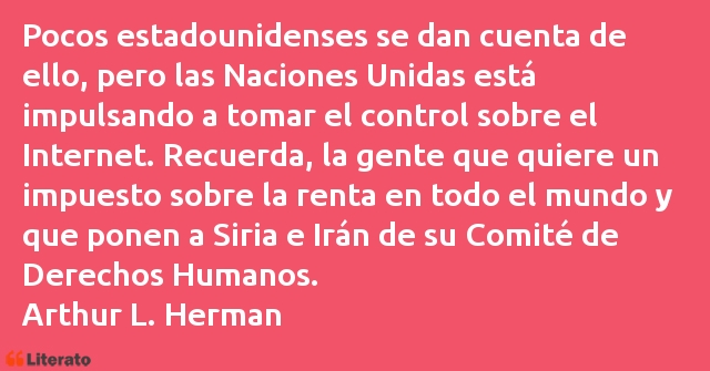 Frases de Arthur L. Herman