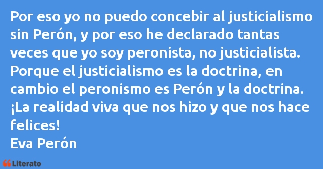 Frases de Eva Perón