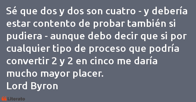 Frases de Lord Byron