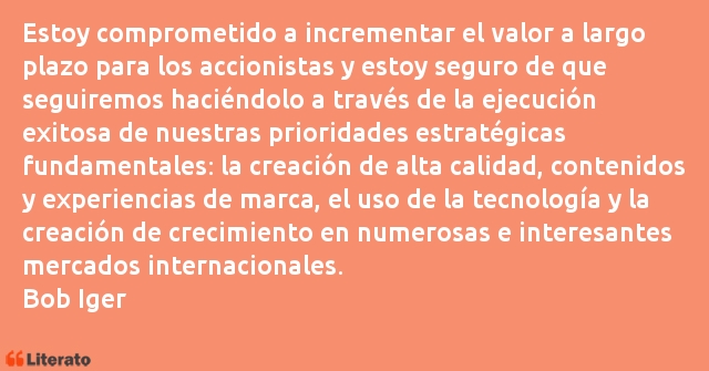 Frases de Bob Iger