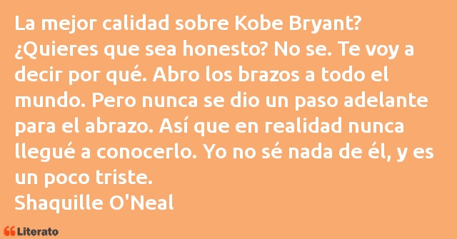 Frases de Shaquille O'Neal