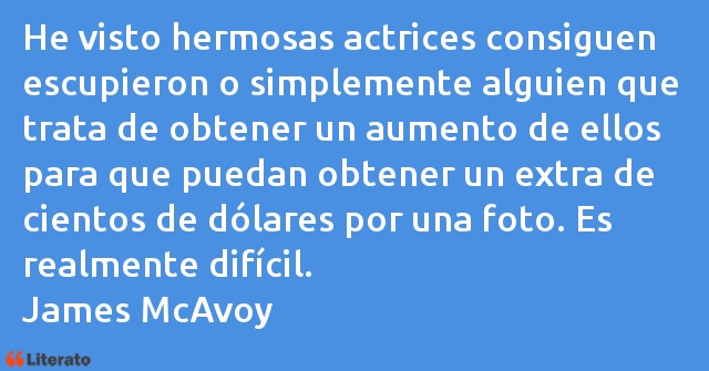 Frases de James McAvoy