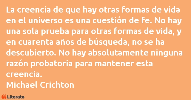 Frases de Michael Crichton