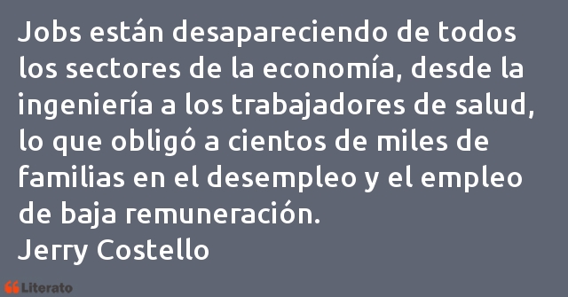 Frases de Jerry Costello