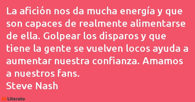 Frases de Steve Nash