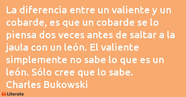 Frases de Charles Bukowski