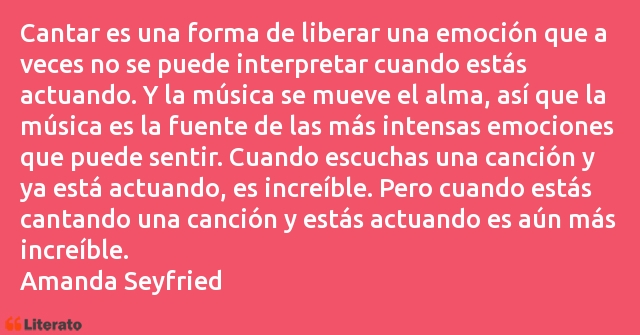 Frases de Amanda Seyfried