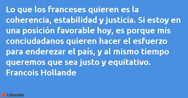 Frases de Francois Hollande