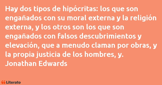 Frases de Jonathan Edwards