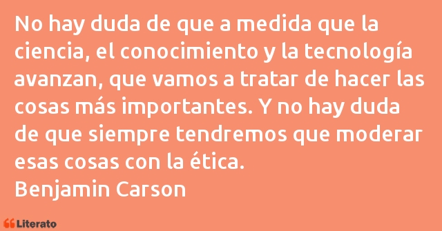 Frases de Benjamin Carson