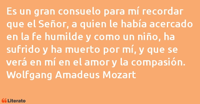 Frases de Wolfgang Amadeus Mozart