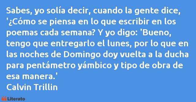 Frases de Calvin Trillin