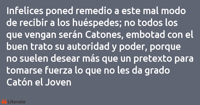 Frases de Catón el Joven