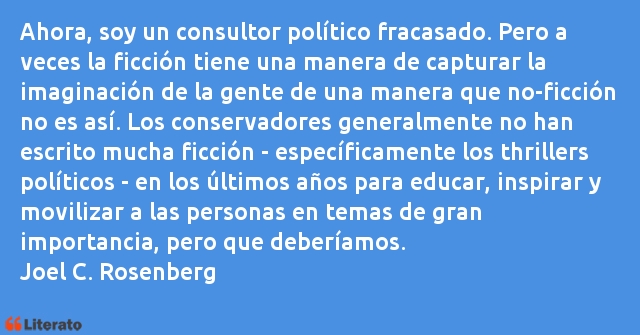 Frases de Joel C. Rosenberg